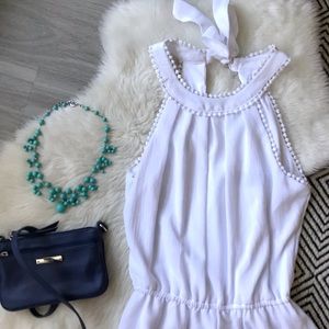LULU’S LITTLE WHITE ROMPER